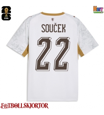 Tjeckien Tomas Soucek #22 Bortatröja VM 2026 Kortärmad